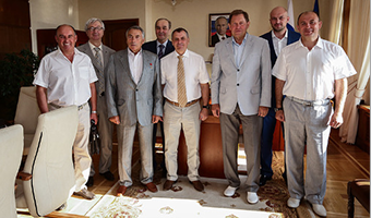 Встреча с Председателем Государственного совета Республики Крым Владимиром Константиновым (3 июля 2014 г.)