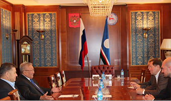 Встреча с Президентом Республики Саха (Якутия) Егором Борисовым (23 августа 2012 г.)